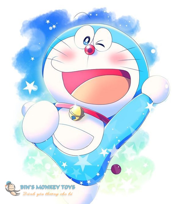 Bạn sẽ không thể căm hận được Doraemon khi nhìn thấy hình ảnh của chú! Doremon đáng yêu, hài hước và luôn sãn sàng giúp đỡ bạn bè.